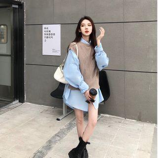 Blazer / Knit Vest / Shirt