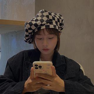 Checkered Beret