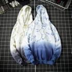Gradient Tie-dye Print Hoodie
