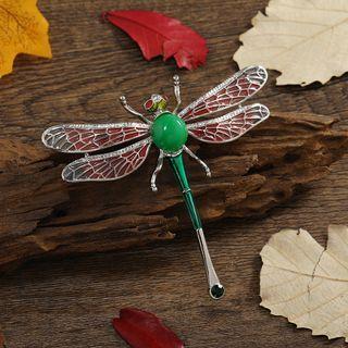 Dragonfly Bead Brooch