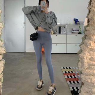 Puff-sleeve Sweatshirt / Leggings