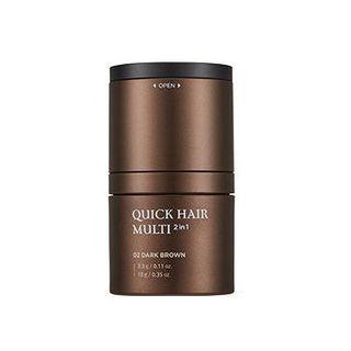 The Face Shop - Quick Hair Multi - 2 Colors #02 Dark Brown