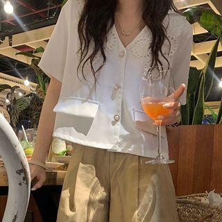 Flower Trim Top