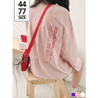 Couple Letter-printed Cotton T-shirt