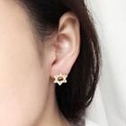 Hexagram Stud Earrings
