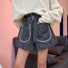 Contrast-trim Wide-leg Shorts