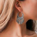 Rhinestone Chandelier Earring 01 - 1 Pair - 3627 - As Shown In Figure - One Size