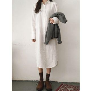 Loose-fit Long Shirtdress