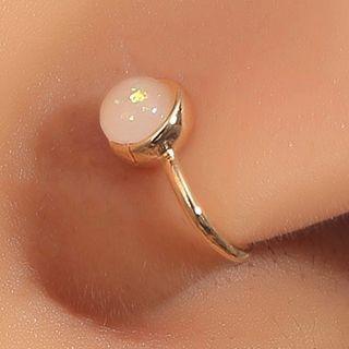Cat Eyes Stone Ear Cuff