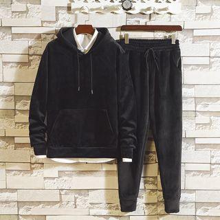 Set: Velvet Hoodie + Velvet Harem Pants