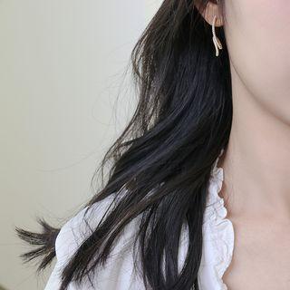 Rhinestone Earring 1 Pair - S925 Silver Needle - As Shown In Figure - One Size