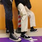 Cropped Straight Cut Cargo Pants