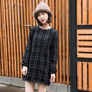 Woolen Plaid Tunic