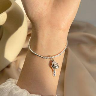 Fortune Cat Alloy Bangle