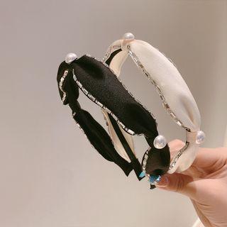 Beaded Fabric Headband