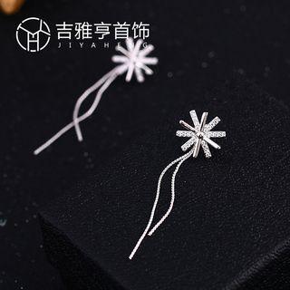 Snowflake Earring 1 Pair - As Shown In Figure - One Size