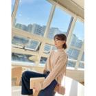 Hidden Band-waist Napped Wide-leg Jeans