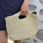 Woven Hand Bag With Shoulder Strap