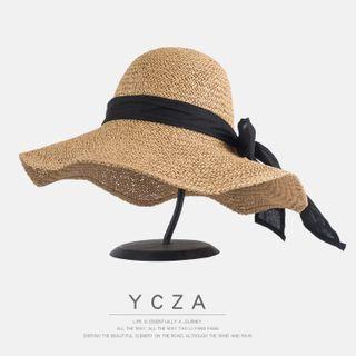 Straw Sun Hat Camel - One Size