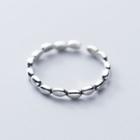 Bead Open Ring S925 Silver - Ring - Silver - One Size