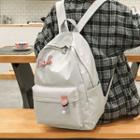 Canvas Rabbit Accent Backpack