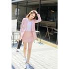 Notched-lapel One-button Blazer