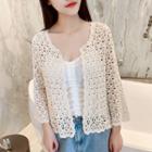Perforated Lace Jacket