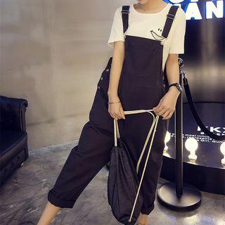 Cropped Pinafore Playsuit