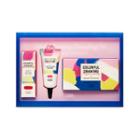 Etude House - Colorful Drawing Special Kit: Dear My Blooming Lips Talk Chiffon 1pc + Water Color Blusher 1pc + Fantastic Color Eyes 1pc 3pcs