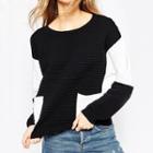 Mesh Panel Sweatshirt