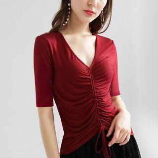 Short-sleeve / Long-sleeve Drawstring Dance T-shirt