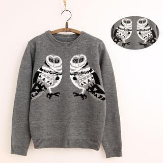 Owl Knit Top