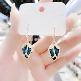 Tulip Faux Crystal Alloy Dangle Earring