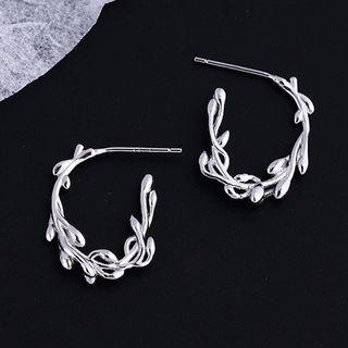 Branch Mini Open Ring Silver - One Size