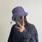 Pastel Fleece Bucket Hat