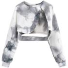 Tie-dyed Asymmetrical Sweatshirt