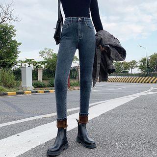 Fleece Skinny Jeans