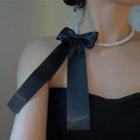 Ribbon Faux Pearl Choker (various Designs)