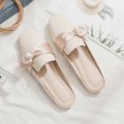 Satin Panel Mules