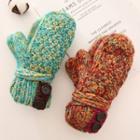Melange Knit Gloves