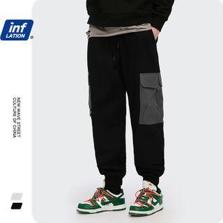 Unisex Patchwork Cargo Harem Pants