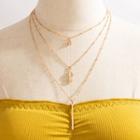 Layered Necklace 17472 - Gold - One Size