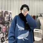 Dolphin Jacquard Sweater