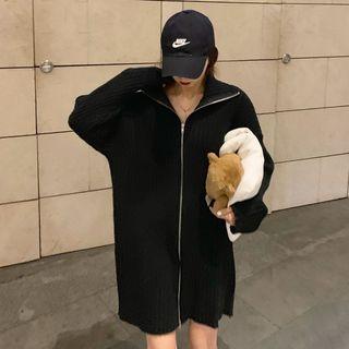 Zip Cardigan Black - One Size