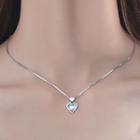 Heart Moonstone Pendant Sterling Silver Necklace / Bracelet / Set