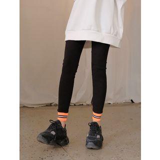 Neon-trim Napped Leggings