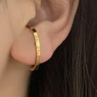 Half Hoop Ear Stud Gold - One Size