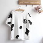 Cattle Print Short Sleeve T-shirt
