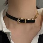 Chained Choker 1 Pc - Black - One Size