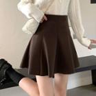 A-line Mini Skirt Black - L
